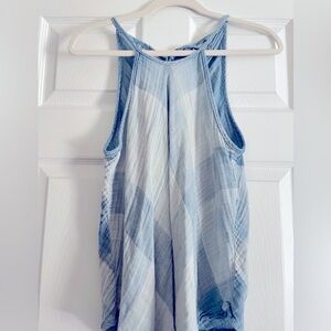 Cloth & Stone Chambray Sleeveless Shirt, Size Small